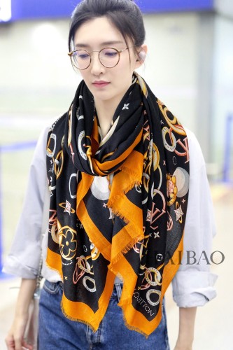 LV Fashion Jewelry Long Scarf High Quality with Box SCF-034