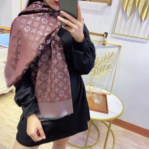 LV Silk Wool Shawl Scarf High Quality with Box SCF-045