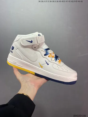 Company Level High Quality Nike Air Force 1’07 White/Purple Viotech  Joint NBA Built-in Full Palm Air Cushion CV5696-105 Sneaker with Box HYAF-030