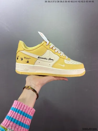 Company Level High Quality Stussy Joint Nike Air Force 1 '07 Low 3M Reflective Built-in Honeycomb Air Cushion DV4468-702 Sneaker with Box HYAF-122