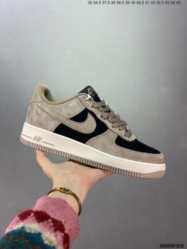 Company Level High Quality Bape Joint Nike Air Force 1 Low Built-in Full Palm Air Cushion 315122 Sneaker with Box HYAF-084