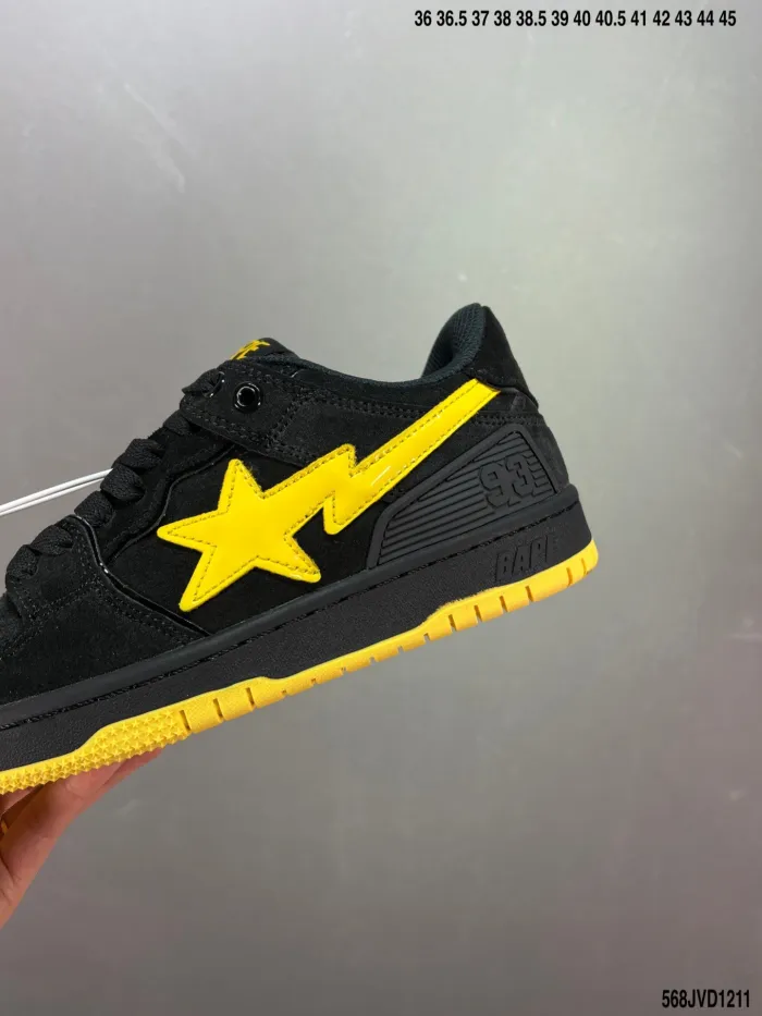 Company Level High Quality Bape Joint Nike Air Force 1 Sea Glass Insole Built-in Full Palm Air Cushion Sneaker with Box HYAF-109