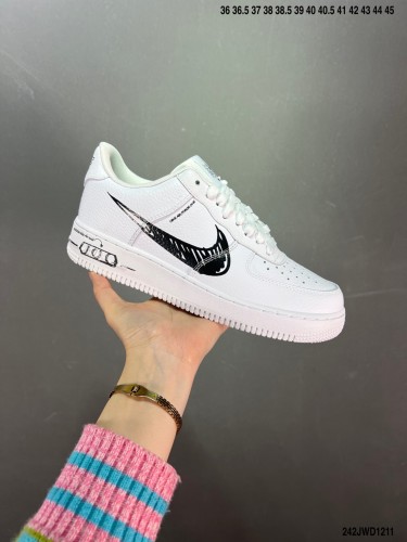 Company Level High Quality Nike Air Force 1 Built-in Air Cushion DR9513-105 Sneaker with Box HYAF-106