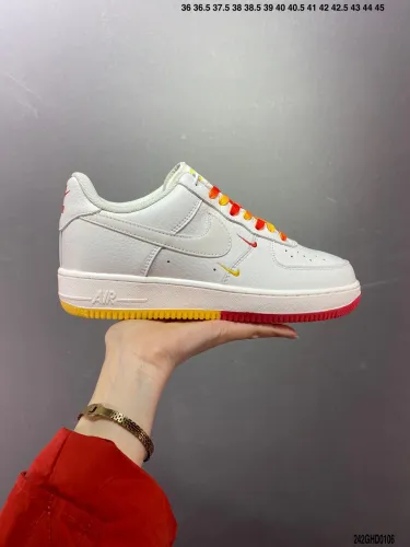 Company Level High Quality Nike Air Force 1 Low '07 Phoenix Suns City Limited 3M Reflective Crystal Two-color Outsole Built-in Air Cushion HQ8863-996 Sneaker with Box HYAF-133
