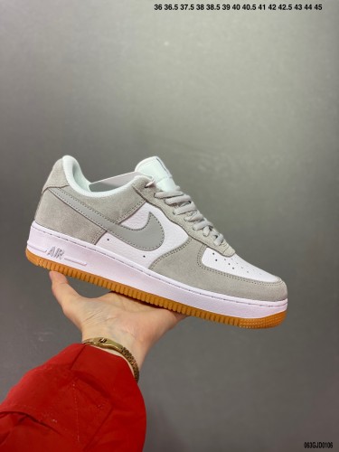 Company Level High Quality Nike Air Force 1 Low Built-in Honeycomb Air Cushion AH0286-111 Sneaker with Box HYAF-134