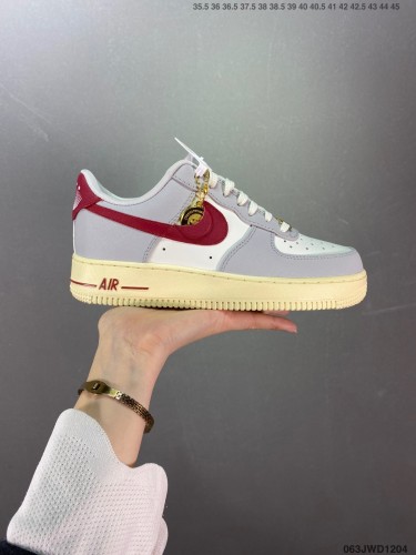 Company Level High Quality Nike Air Force 1 Full Palm Built-in Honeycomb Air Cushion FB3355 Sneaker with Box HYAF-156