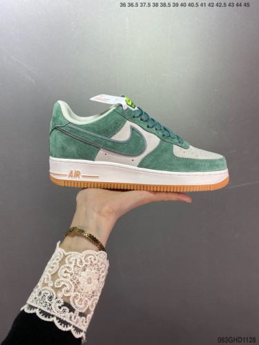 Company Level High Quality Nike Air Force 1 07 LV8 Good Bye Rigid Grain Calfskin Upper Material Full Palm Built-in Air Cushion MX0820-16 Sneaker with Box HYAF-203