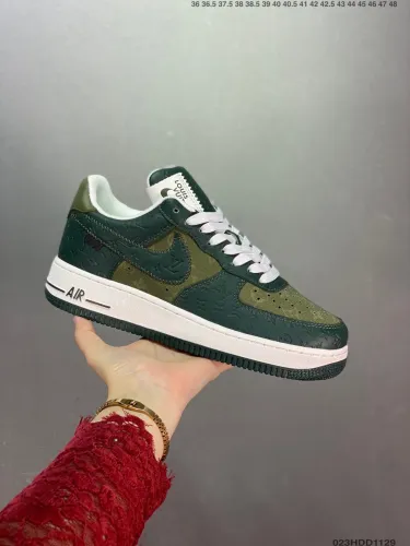 Company Level High Quality LV Joint Nike Force 1 Low Full Palm Built-in Honeycomb Air Cushion NS0232 Sneaker with Box HYAF-197