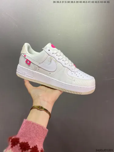Company Level High Quality Nike Air Force 1 Full Palm Built-in Honeycomb Air Cushion DX6061-111 Sneaker with Box HYAF-184