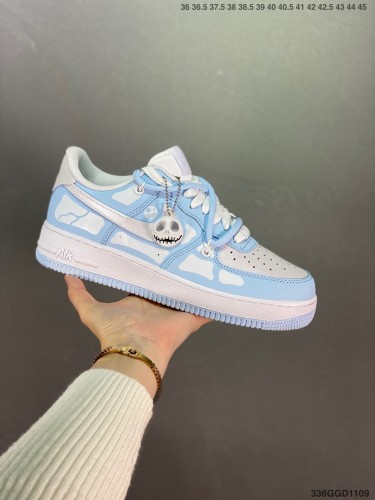 Company Level High Quality Nike Air Force 1 Low Full Palm Built-in Honeycomb Air Cushion Sneaker with Box HYAF-272