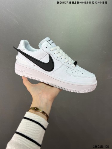 Company Level High Quality Nike Air Force 1 Low Full Palm Built-in Air Cushion DV3464-101 Sneaker with Box HYAF-297