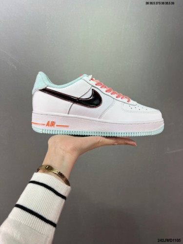 Company Level High Quality Nike Air Force 1 Low For Women Full Palm Built-in Air Cushion DD7709-013 A221 Sneaker with Box HYAF-303