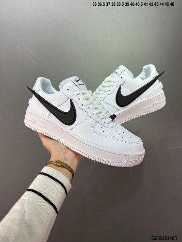 Company Level High Quality Nike Air Force 1 Low Full Palm Built-in Air Cushion DV3464-101 Sneaker with Box HYAF-297