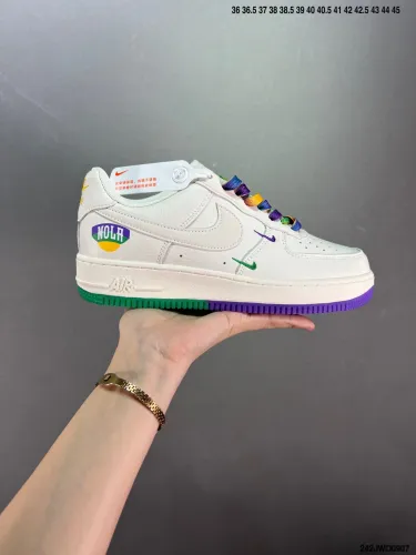 Company Level High Quality Nike Air Force 1 07 LV8 Good Bye  Low Rigid Grain Calfskin Upper Material Full Palm Built-in Air Cushion DR9867-161 Sneaker with Box HYAF-466