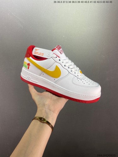 Company Level High Quality Nike Air Force 1 '07 Full Palm Built-in Air Cushion DX1156-088 Sneaker with Box HYAF-440