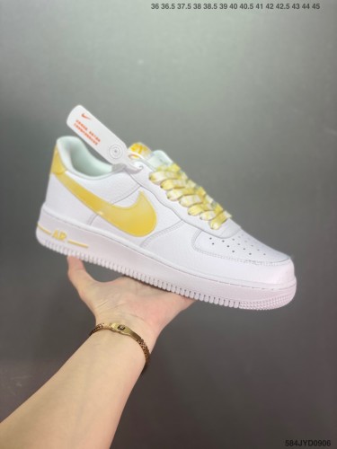 Company Level High Quality Nike Air Force 1 07 LV8 Good Bye  Low Rigid Grain Calfskin Upper Material Full Palm Built-in Air Cushion DV3505-100 Sneaker with Box HYAF-468