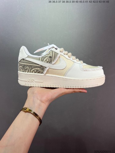 High Quality Nike Air Force 1 Low Full Palm Built-in Honeycomb Air Cushion DO6680 Sneaker with Box HYAF-540