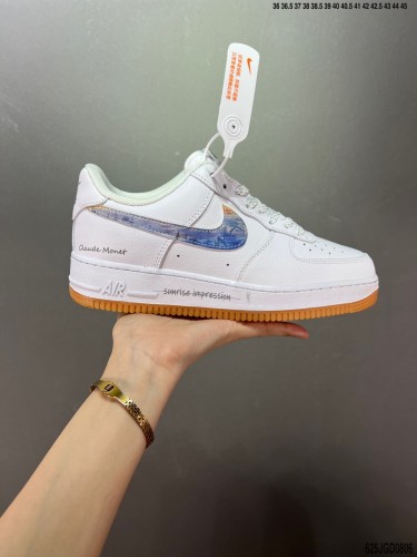 High Quality Nike Air Force 1 Low Full Palm Built-in Honeycomb Air Cushion DH4406-101 Sneaker with Box HYAF-553