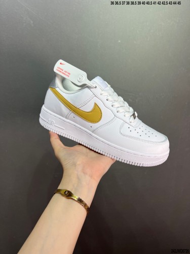 Company Level High Quality Nike Air Force 1 07 LV8 Light Blue/Love  Rigid Grain Calfskin Upper Material Full Palm Built-in Air Cushion TU6536 Sneaker with Box HYAF-564