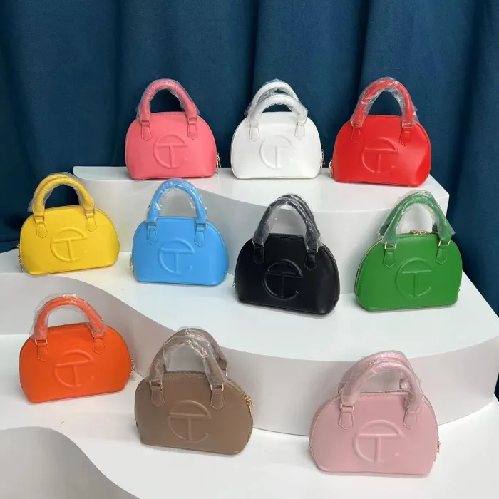TELFAR BAG Fashion Women Handle Candy Shell Bag with OPP Packing BBAG-013