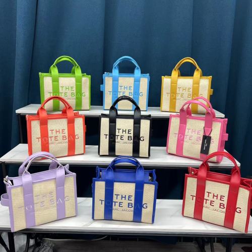 MARC JACOBS The Tote Bag Fashion Women Bag + Basketball hat + Sunglassess Set with OPP Packing BBAG-043