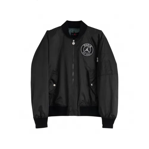 Nike Air Jordan Men and Women Joint Paris 100% Cotton Paris Saint-Germain Paris Air Force Jacket with All Tags NKAR-047
