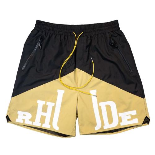 Rhude Fashion Loose 79% Polyester Drawstring Casual Shorts For Men and Women RHD-065