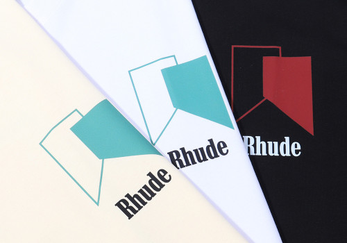 Rhude Fashion Loose 100% Cotton T-shirt For Men and Women RHD-044