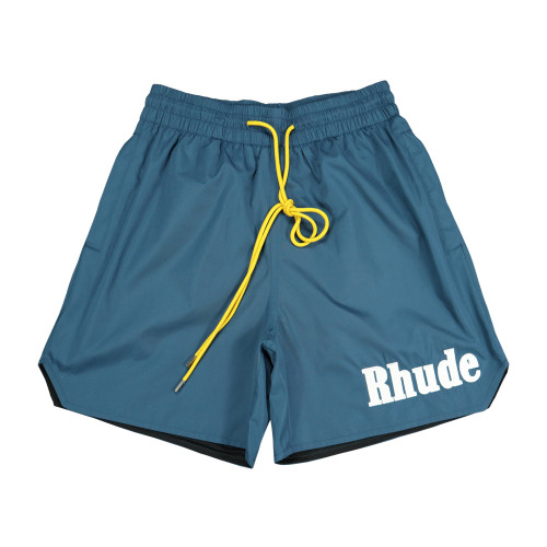 Rhude Fashion Loose 79% Polyester Drawstring Casual Shorts For Men and Women RHD-059