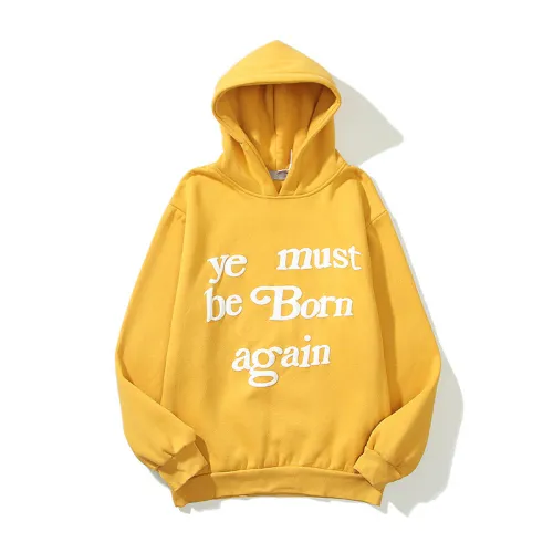 Hip Hop Kanye Fashion Loose 100% Cotton Foam Hooded Hoodie For Men and Women KAYE-001