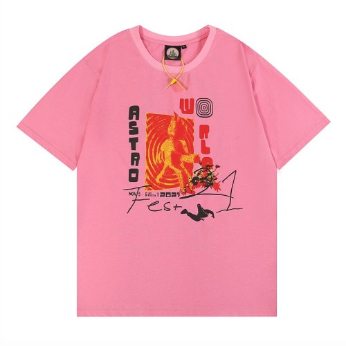 Hip Hop Kanye Fashion Loose 100% Cotton Travis T-shirt For Men and Women KAYE-010