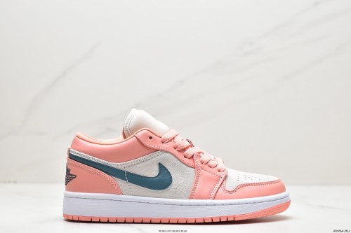Company Level High Quality Nike Air Jordan 1 Low Top Layer Full Rubber Insole DC0774 800 Sneaker For Women with Box HYAJ-045