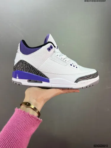 Company Level High Quality Nike Air Jordan 3 Retro  Laser Orange  Top Leather Sneaker with Box HYAJ-009