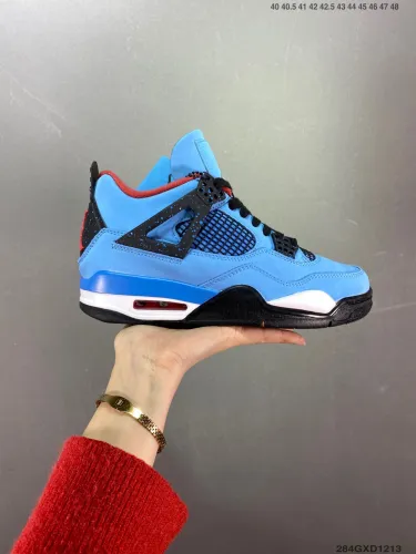 Original Level High Quality Nike Air Jordan 4 Retro SP Shimmer  Original material TPU Super Elastic Mesh Material CZ5624 100 Sneaker with Box HYAJ-106