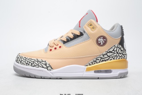 Company Level High Quality Nike Air Jordan 3 FZBB 398614-500 Sneaker with Box HYAJ-084