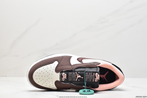 Company Level High Quality Nike Air Jordan 1 Retro Low Slip Black Toe  Real Sole Air Cushion Built-in In The Midsole Glue Injection Hole AV3918-168 Sneaker with Box HYAJ-076
