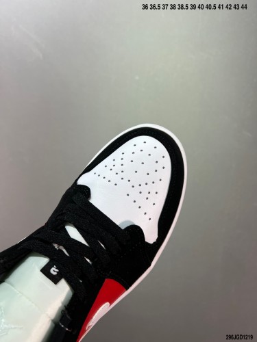 Company Level Bargain Price High Quality Nike Air Jordan 1 Low Suede Corduroy  Cow-transferred Film Soft Leather Upper Real Sole Air Cushion Built-in In The Midsole Glue Injection Hole DH7820-700 Sneaker with Box HYAJ-180