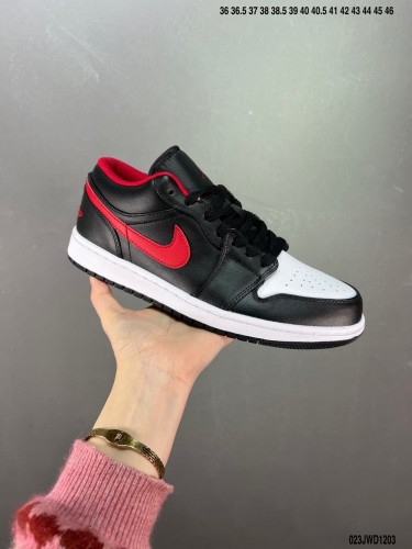 Company Level High Quality Nike Air Jordan 1 Low Full Rubber Insole 553558 Sneaker with Box HYAJ-139