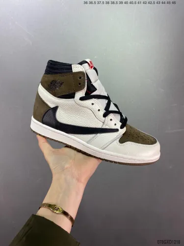Company Level High Quality Travis Scott Joint Nike Air Jordan 1 Low Prime Asia Top Layer CQ4277-001PC Sneaker with Box HYAJ-095