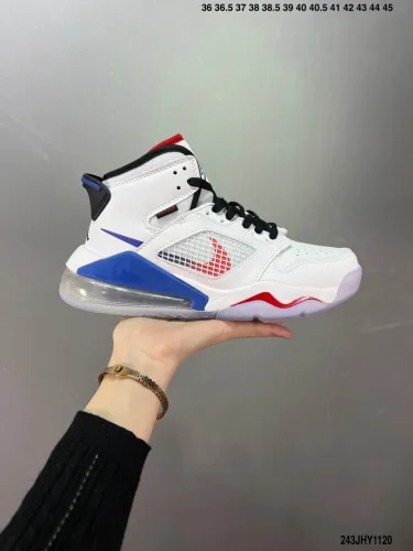 Company Level High Quality Nike Air Jordan Mars 270 LOW Half Palm Air Cushion CK1196-002 Sneaker with Box HYAJ-172