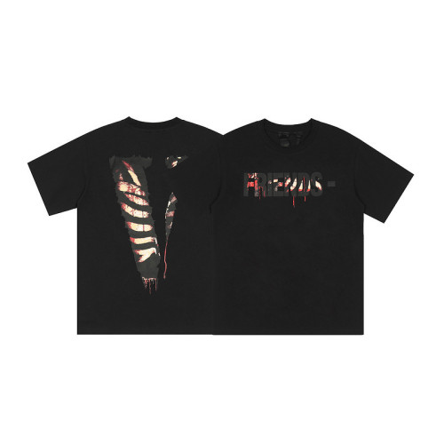 LONE 90% Cotton Couple Halloween Devil Punk Bleeding Guts Print T-Shirt VT-079