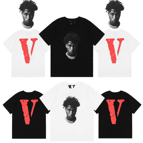VLONE 95% Cotton Couple T-Shirt VT-074