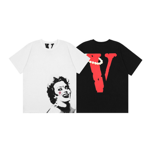 VLONE 100% Cotton Couple Miami Pop Shop Limited Star Marilyn Monroe Print T-Shirt VT-062