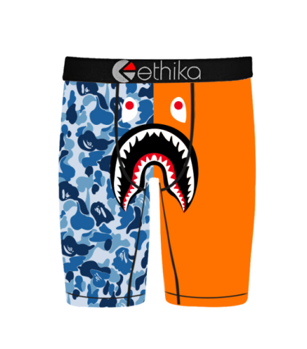 Ethika Wholesale Men's Underwear in stock Bape Shark NK040