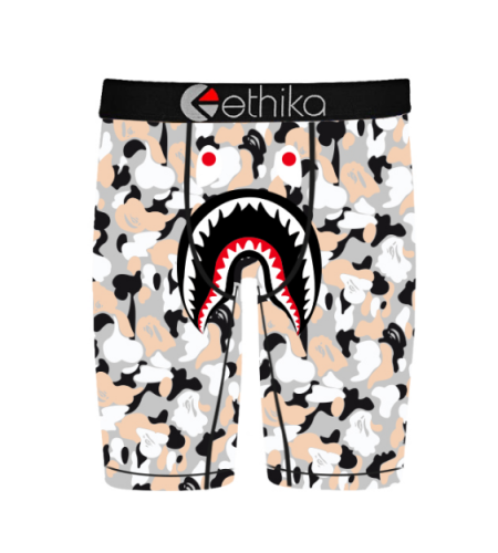 Ethika Wholesale Men's Underwear in stock Bape Shark NK043