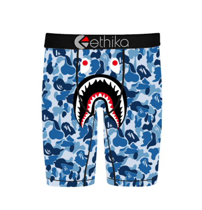 Ethika Wholesale Men's Underwear in stock Bape Shark NK038