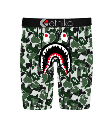 Ethika Wholesale Men's Underwear in stock Bape Shark NK041