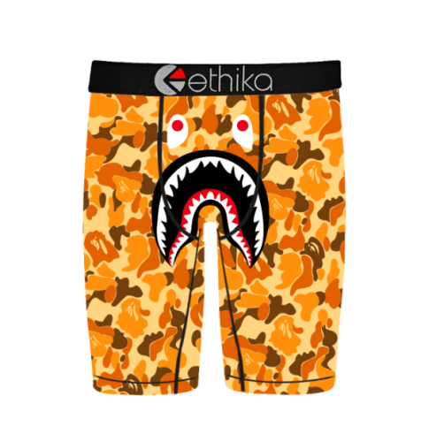 Ethika Wholesale Men's Underwear in stock Bape Shark NK046
