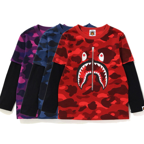Kid's  BEII&BAPE 50% Cotton Shark Camouflage Hoodie/Sweater (3~8 years) BPH-325