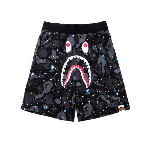 Kid's and Aparent BAPE 45% Cotton Shark Camouflage Luminous Mid Thin Shorty (3~8 years) BPH-351